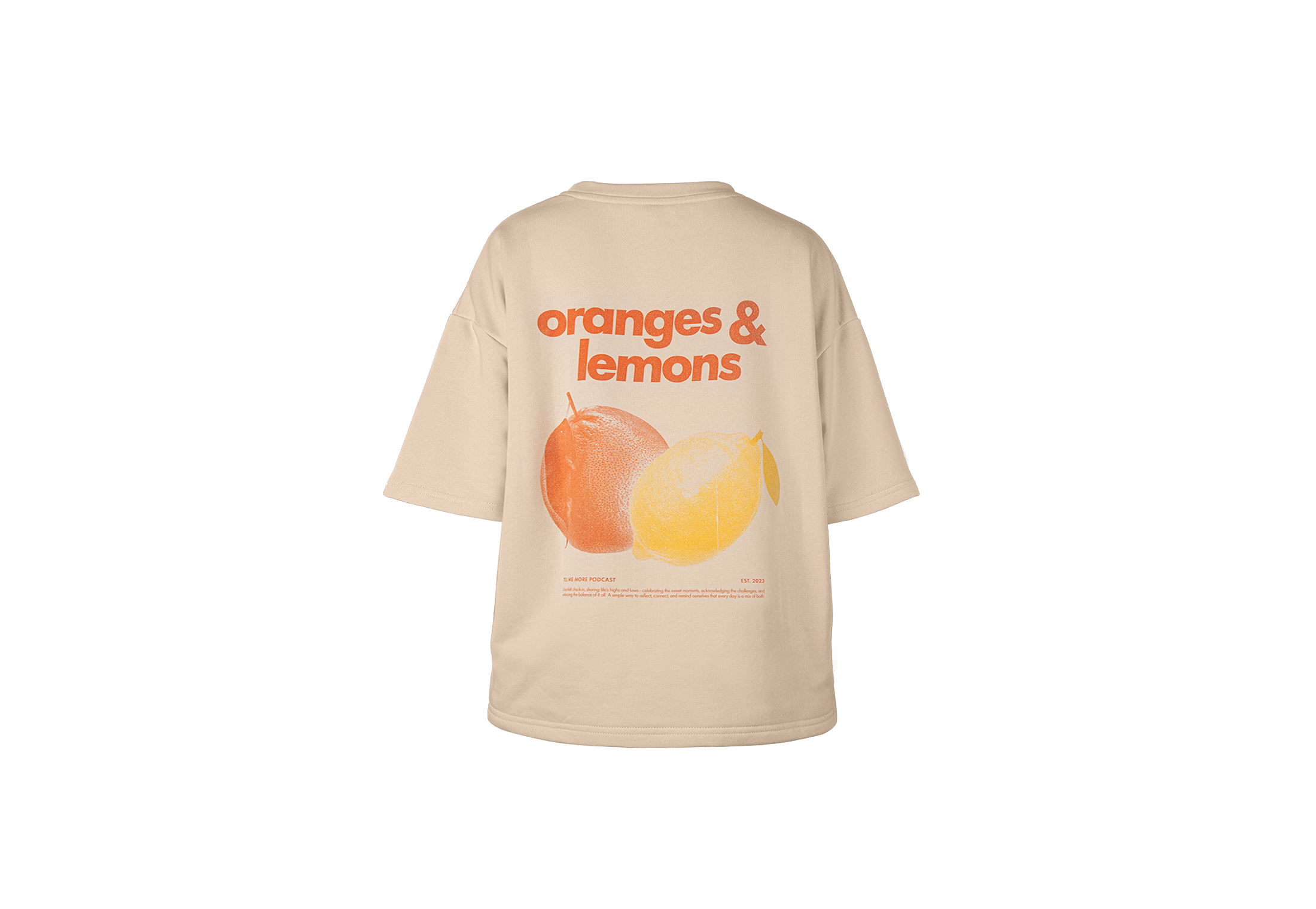 Oranges & Lemons Oversized Tee